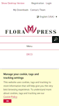 Mobile Screenshot of flora-press.de